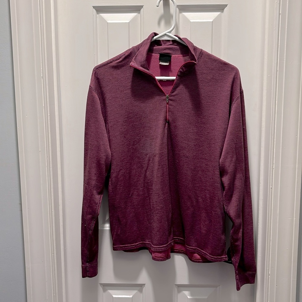 Women’s Large Patagonia Capilene 1/2 zip.  Fuchsia/Magenta.